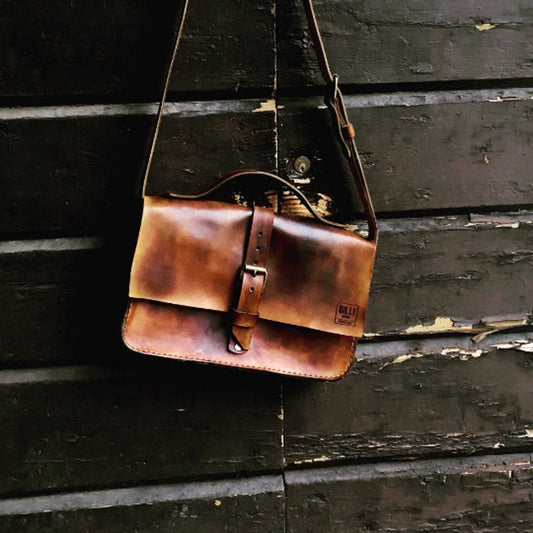 Graziella - Borsa a tracolla con fibbia in ottone