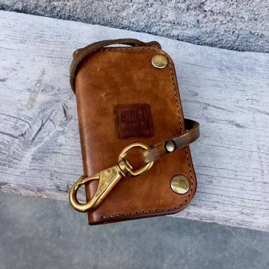 Portafoglio Italo - Noce chiaro