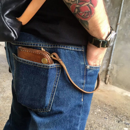 Portafoglio Italo - Noce scuro anticato